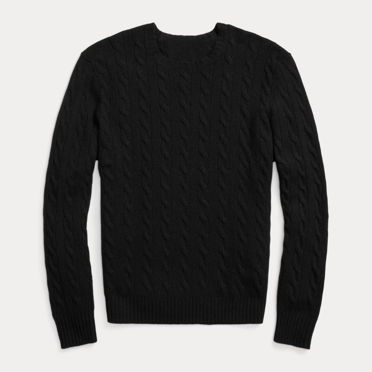 Pull à torsades de luxe en mélange cachemire et laine